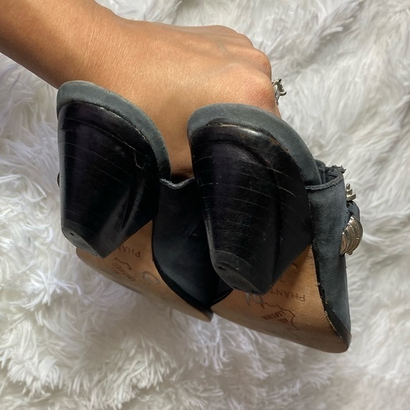 Circle S blue grey mules with studs size 7 - Picture 3 of 11